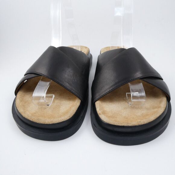 LABUCQ Mo Slide Black Nappa Cross Sandals Women's Sz US:8 - EU:38 Retail $350 - Picture 7 of 11